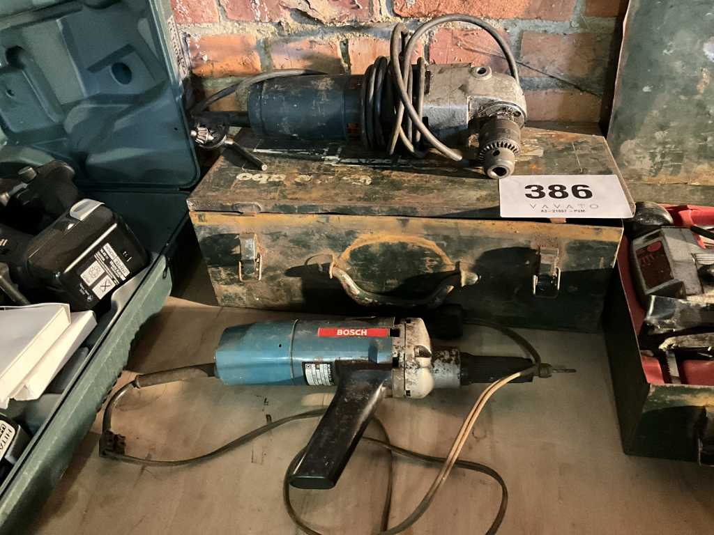 2 various power tools METABO and BOSCH