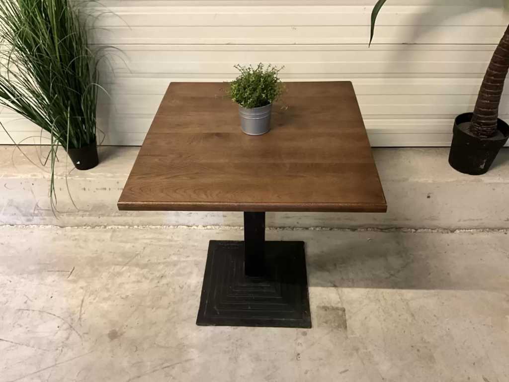 Square wooden tabletop (70x70 cm) (10x)