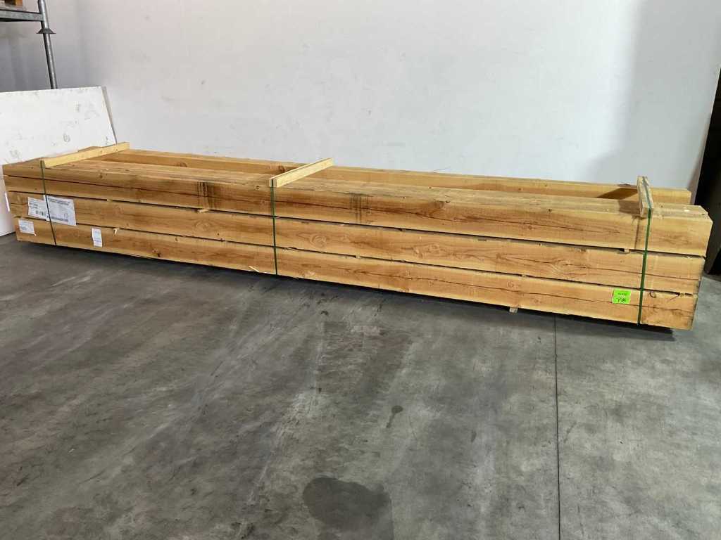 Douglas fir beam 500x20x20 cm (4x)
