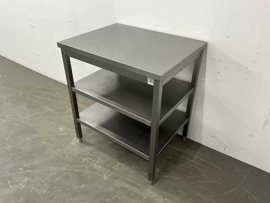 Table de travail en acier inoxydable (90 cm)