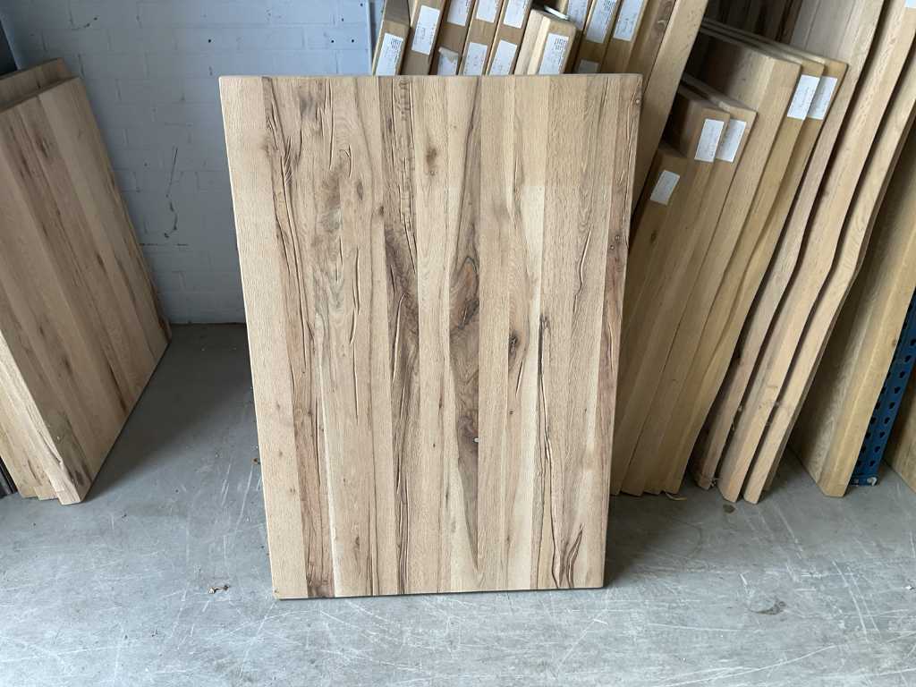 Eikenhouten tafelblad 120x80 cm