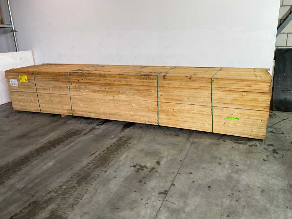 Vuren plank 500x19,5x3,2 cm (25x)
