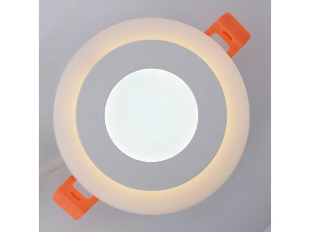 50 x Panou LED - Bicolor (alb cald/alb rece) - 3W + 3W - pornit/oprit