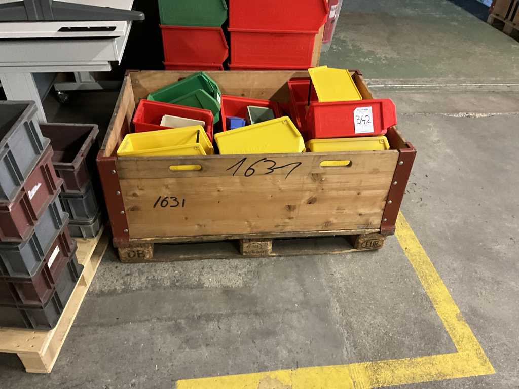 Batch of containers without pallet