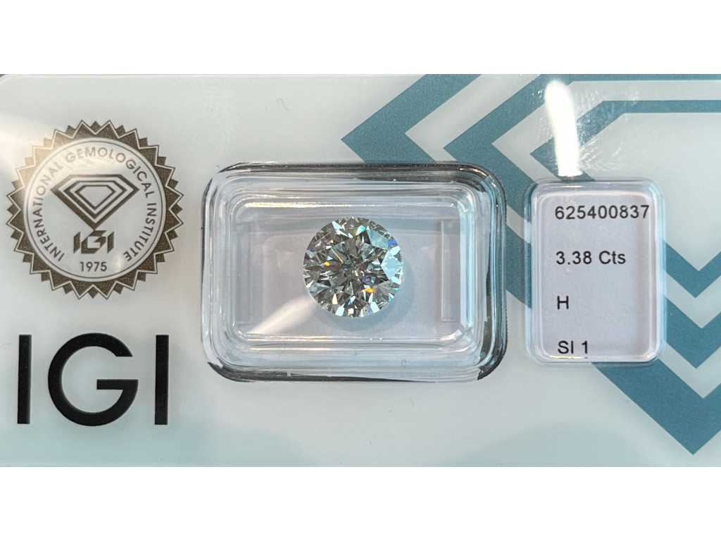 Diamant - Prachtige 5.01 karaat echte diamant (gecertificeerd)