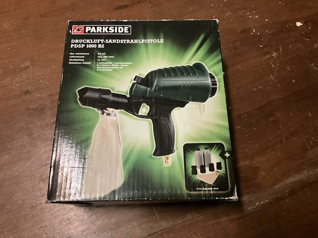 Parkside PDSP1000B2 pistol de sablare cu aer comprimat