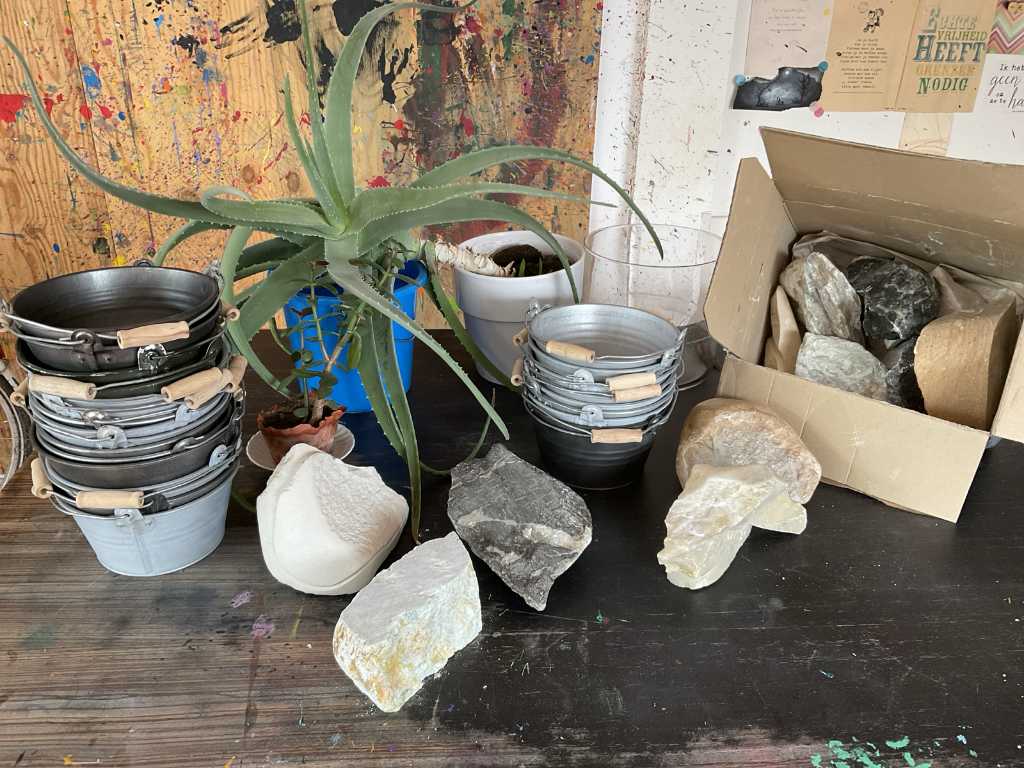 Kamienie i rośliny do pieczenia