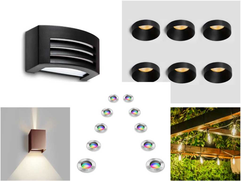 Atmospheric & colourful garden lighting - Free delivery BE + NL - 07/07/2024