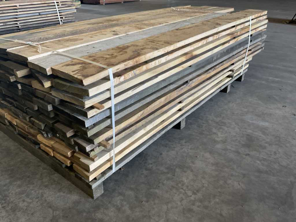 Planches de chêne env. 0,742 m³