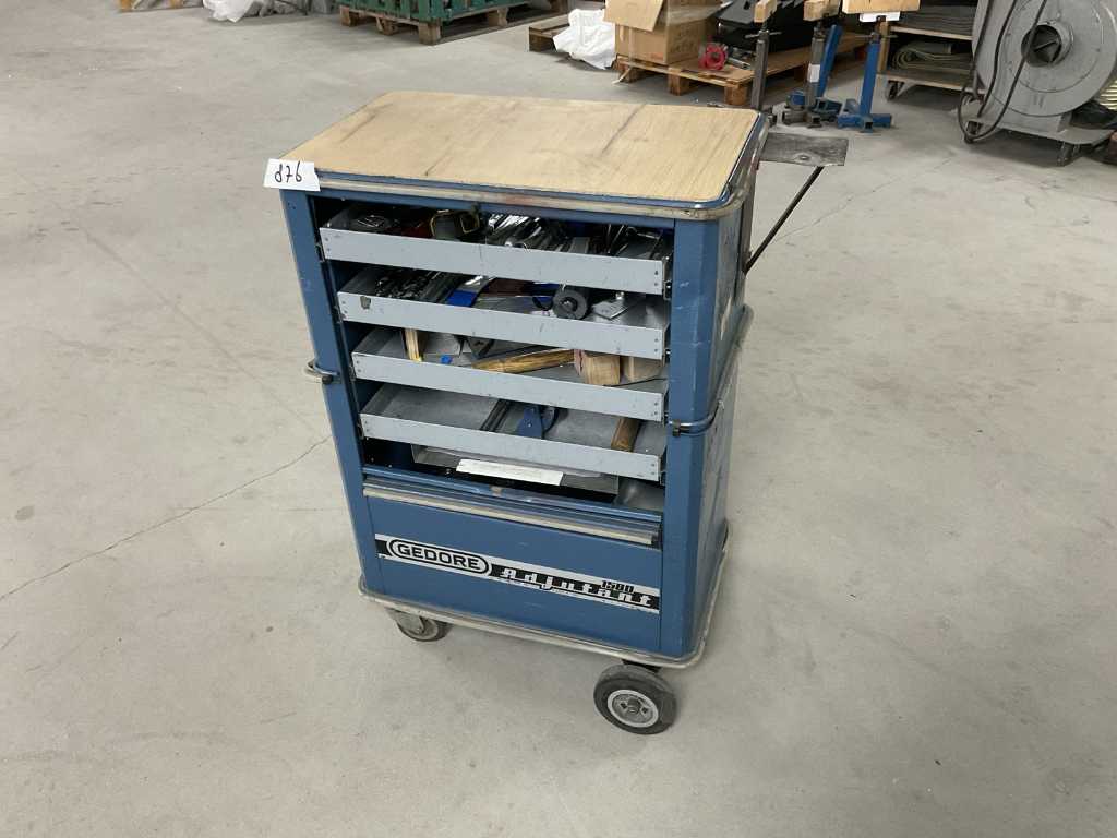 Gedore - Adjutant 1580 - Tool trolley with contents
