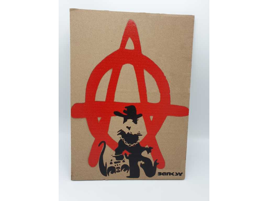 Banksy (na) - Carton Dismaland: Anarchisme