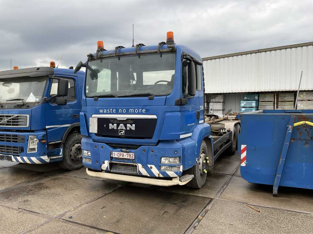 2008 MAN TGS 33.360 LKW mit Containersystem