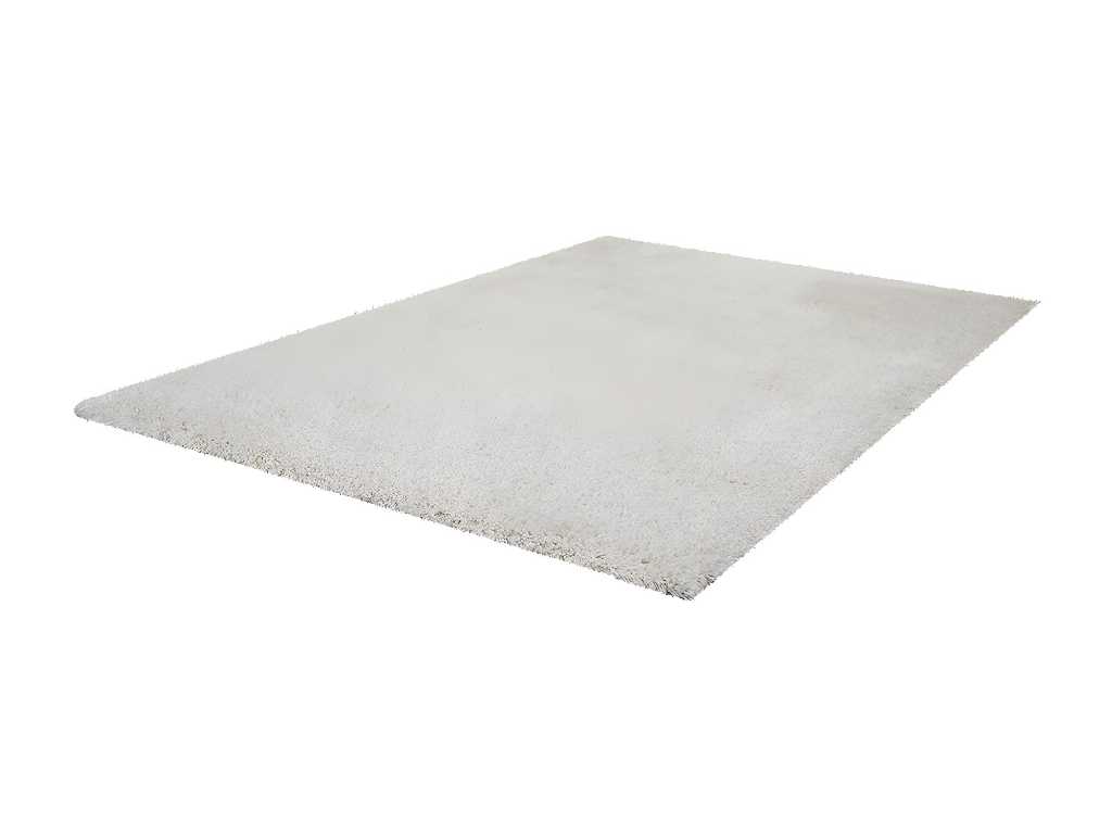 Shaggy microfibre shag rug - 160 x 230 cm - White