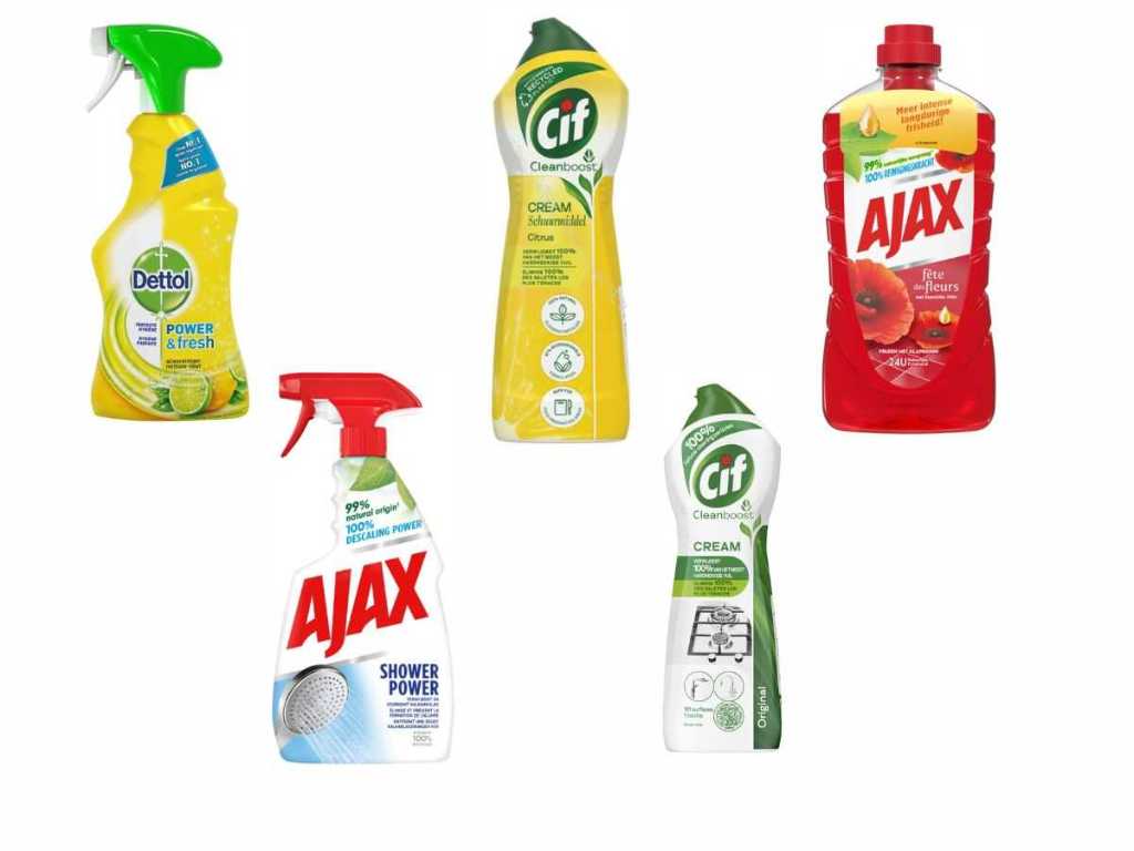 Return goods cleaning product - Ajax - Dettol - Cif