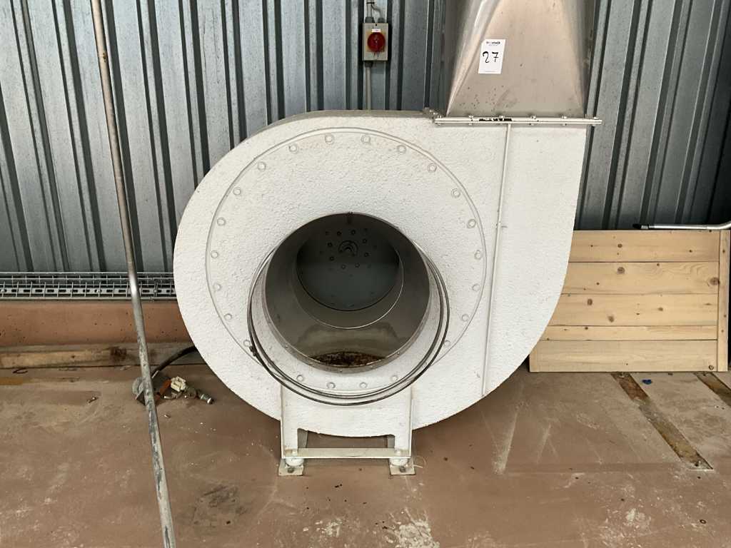 Ventilatore centrifugo Bühler con tubi in acciaio inox