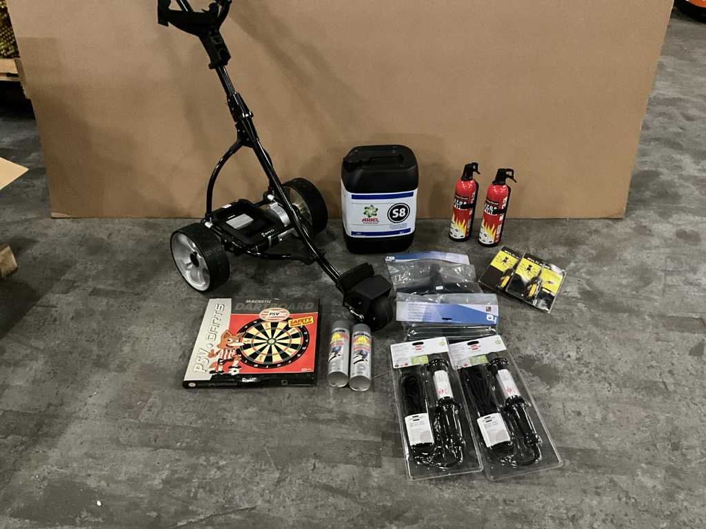 Party various a.o. Electric Golf Trolley, Ariel 20L, Rust Oleum