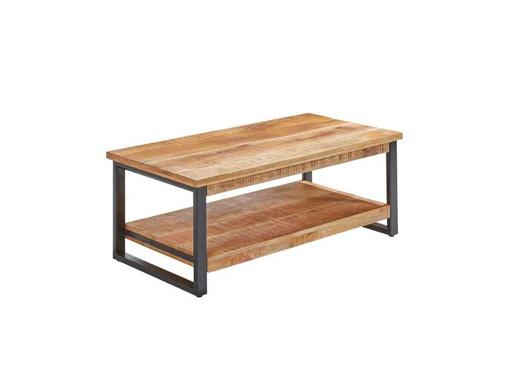 Gemonteerde salontafel SAN REMO 120 cm in massief hout