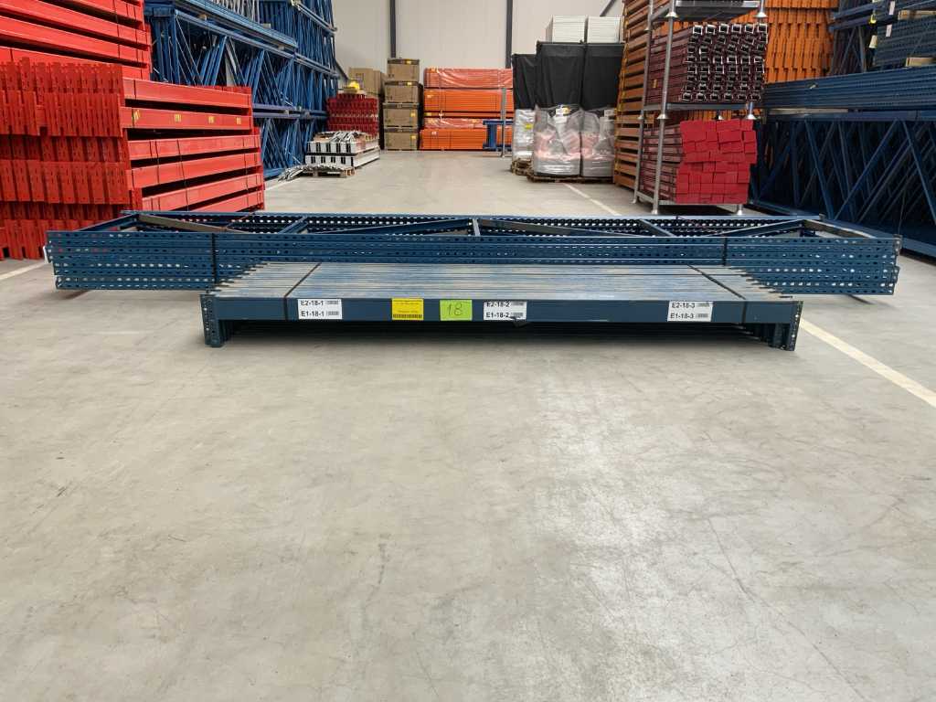 Polypal pallet racking approx. 8.3 LM