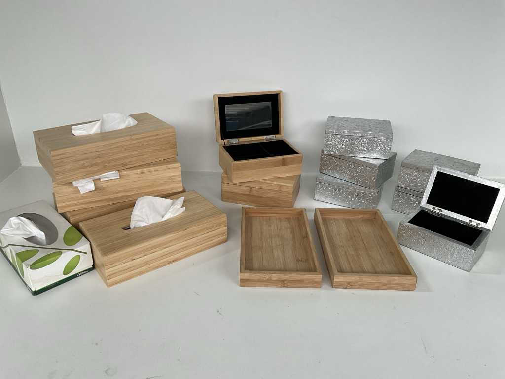 Jewelry Storage Boxes and Tissue Boxes