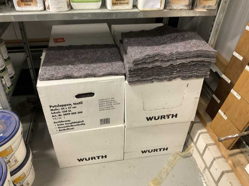 Würth Chiffons de nettoyage 34x37 cm (8x)