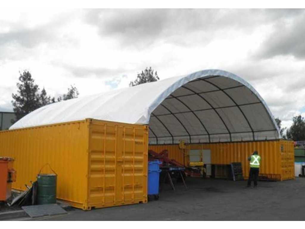 Greenland - 12 x 8 x 3 meter - Containeroverkapping 40ft