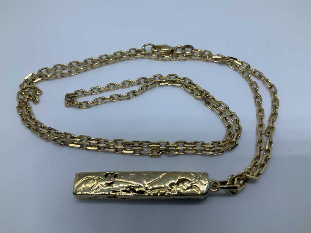 Necklace with piet piet piet