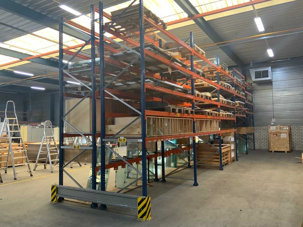 Polypal - 12 sections pallet racking