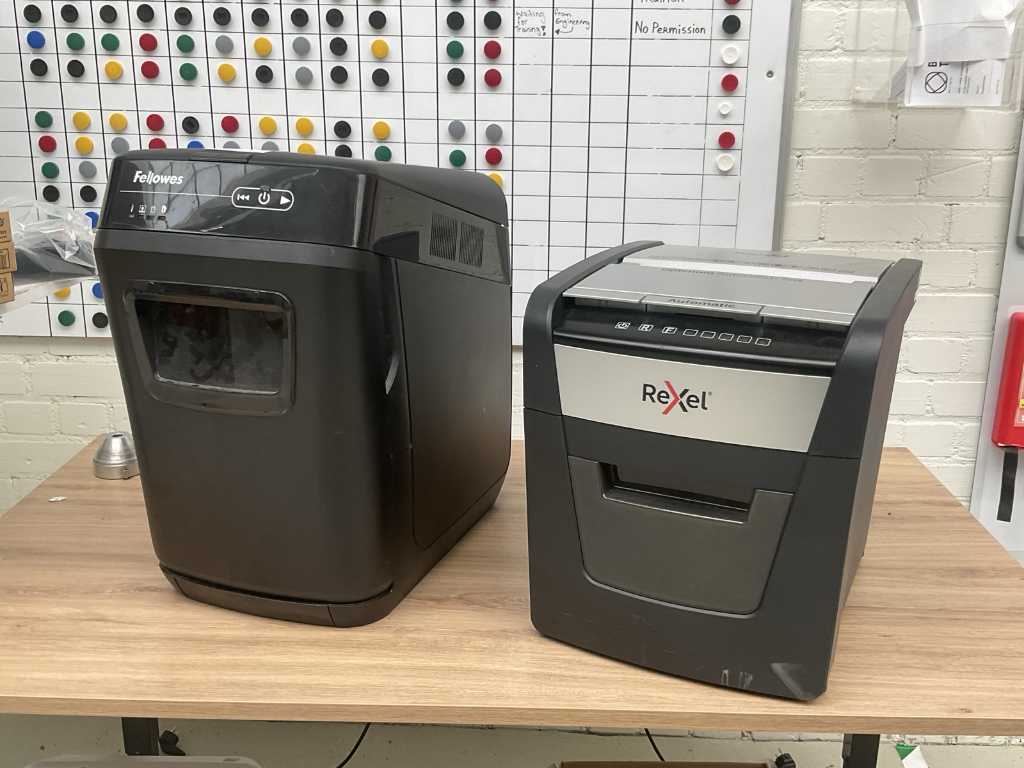 Fellowes / Rexel 150C / Autofeed+ 50x Paper shredder (2x)