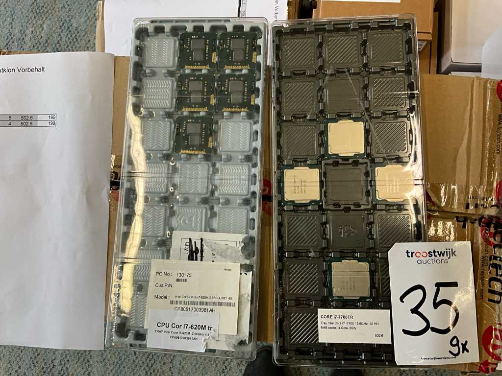 i7-620M TR/17-7700TR Intel Core (9x)