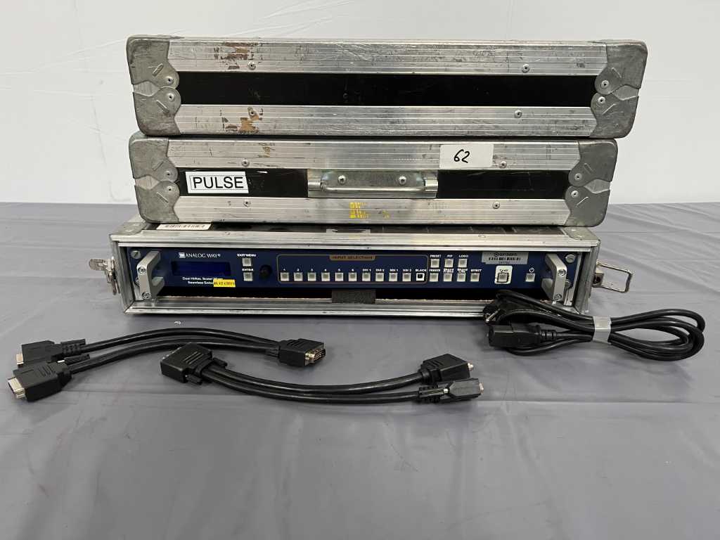 ANALOG WAY - PULSE 300 - Dual Hi-Res. Scaler Mixer seamless switcher