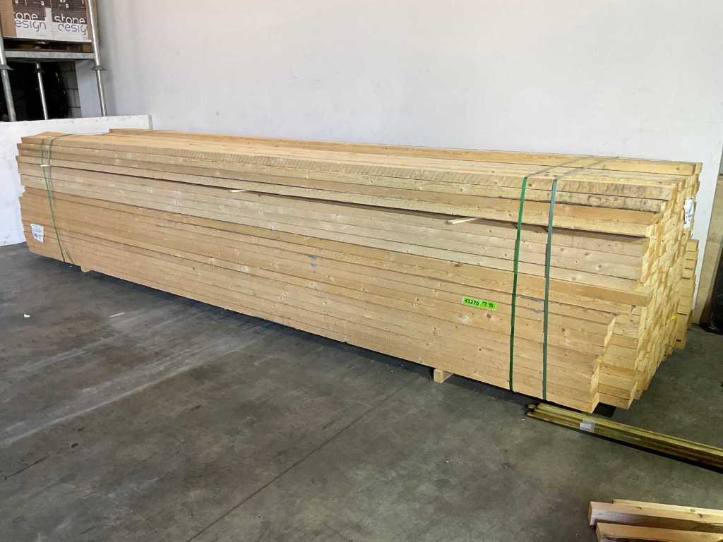spruce beam 510x12.5x5 cm (10x)