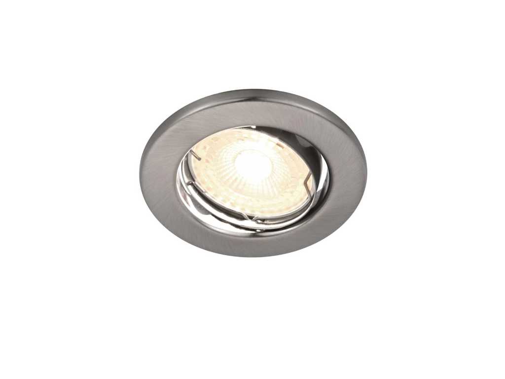 200 x GU10 Fixture with lamp holder (silver)