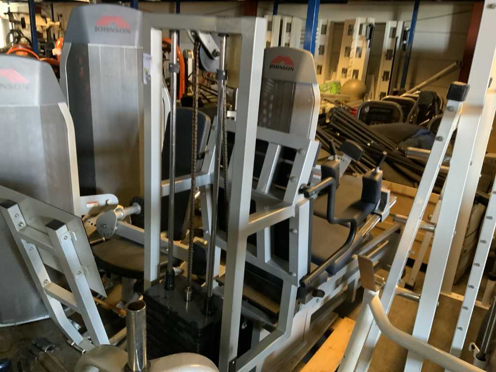technogym isotonic meganic leg press multi-gym