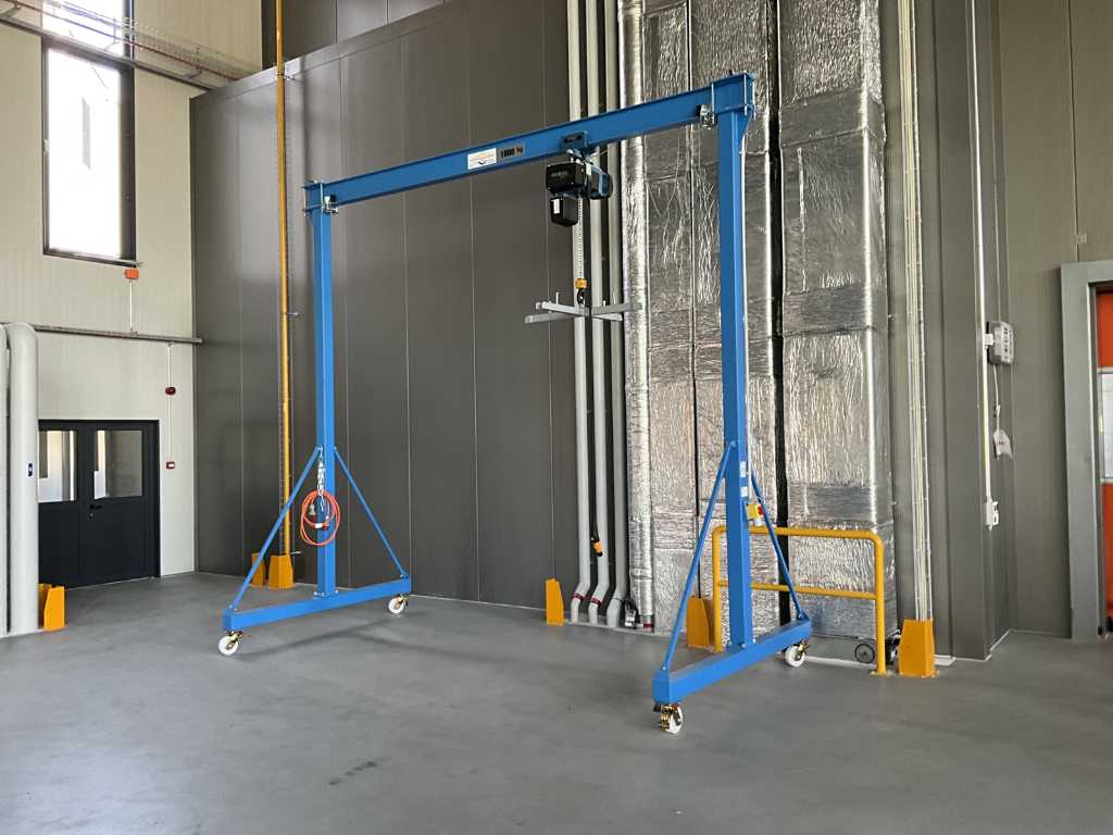 2020 Demag Chain Crane with Lifting Frame