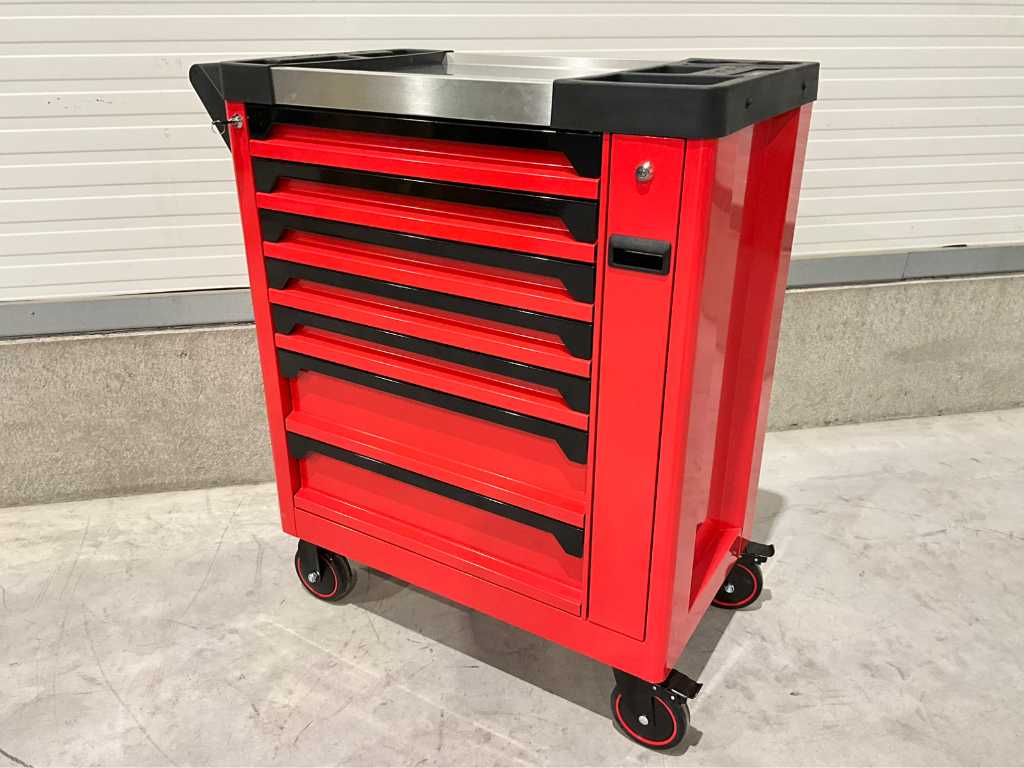 2024 SG Tools 7 Drawers Pro with Pull-Out Rack Tool Trolley