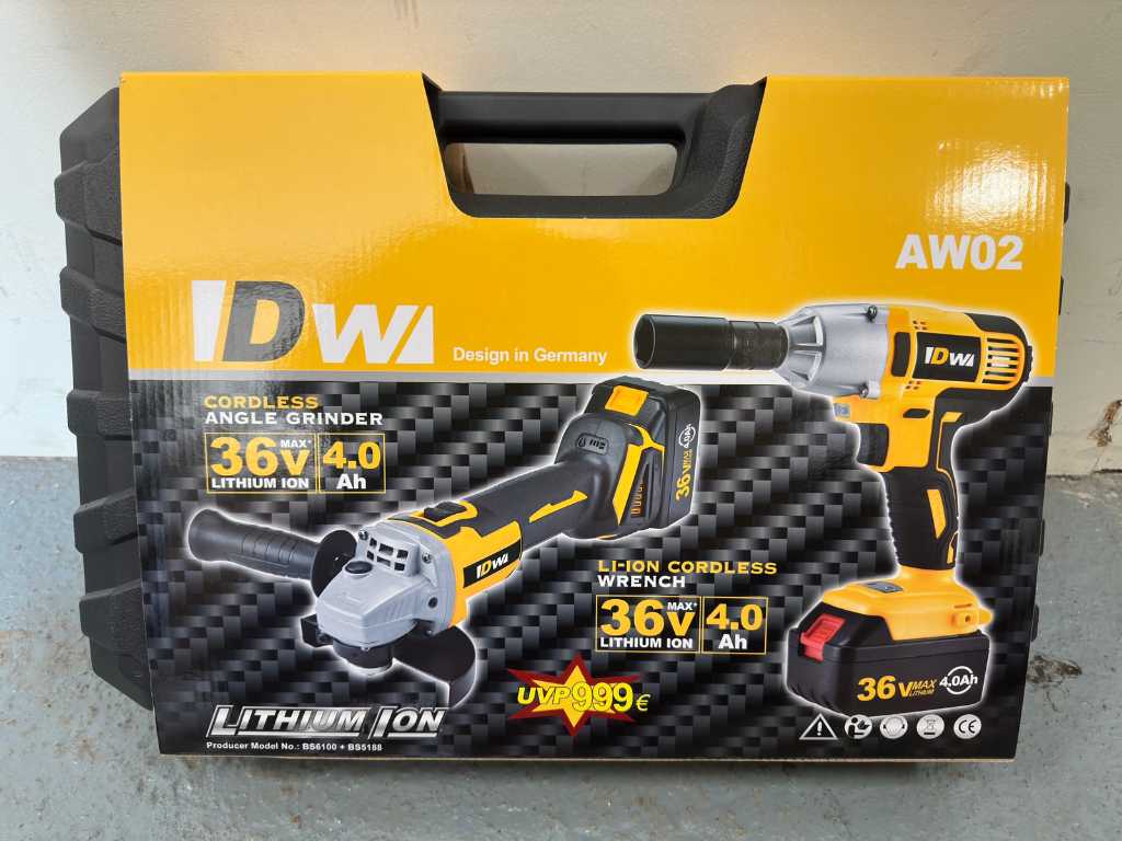 2024 DW AW02 Cordless grinder and impact wrench