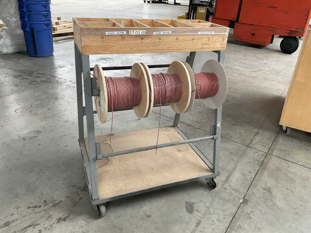 Cart with heating wire