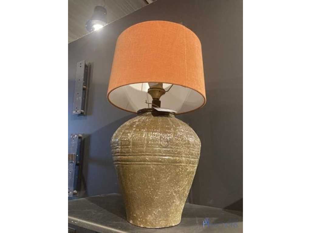 Table lamp earth jug