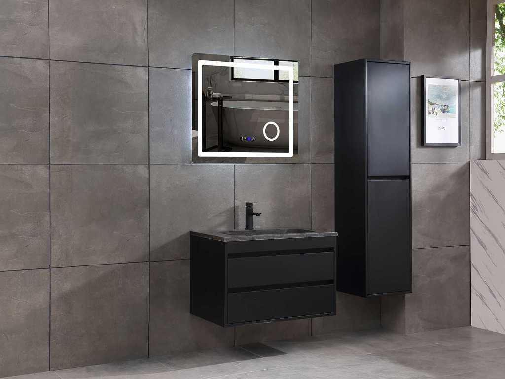bathroom furniture 1-person 80cm with (hanging cupboard)