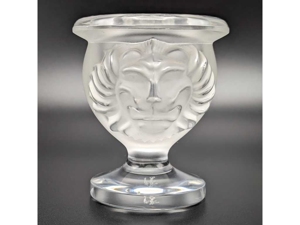 Lalique - Crystal Lion's Head Feuerzeughalter