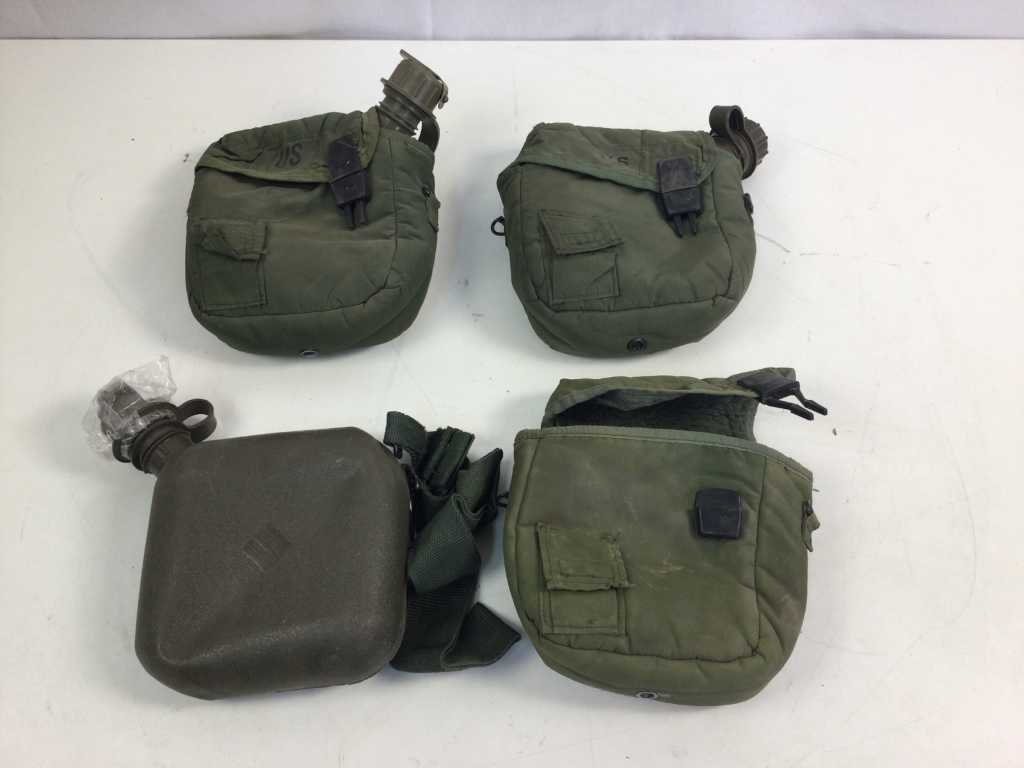 US army Veldfles 2QT met thermo hoes (4x)