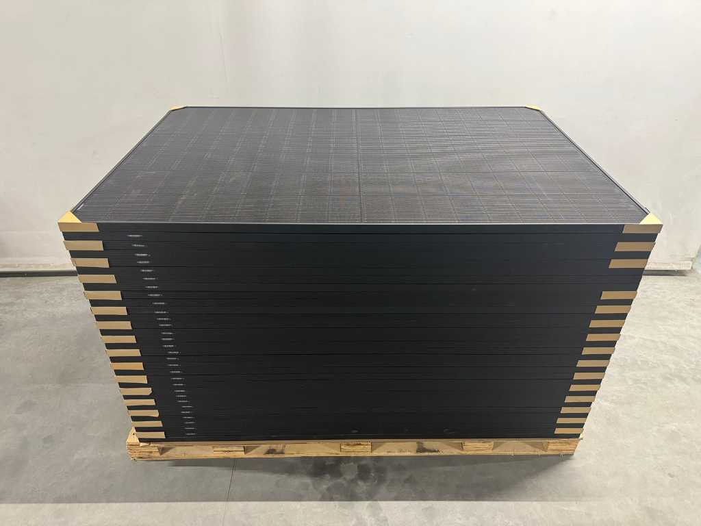 QN - set di 32 pannelli solari full black 420 wp (totale 13.440 wp)