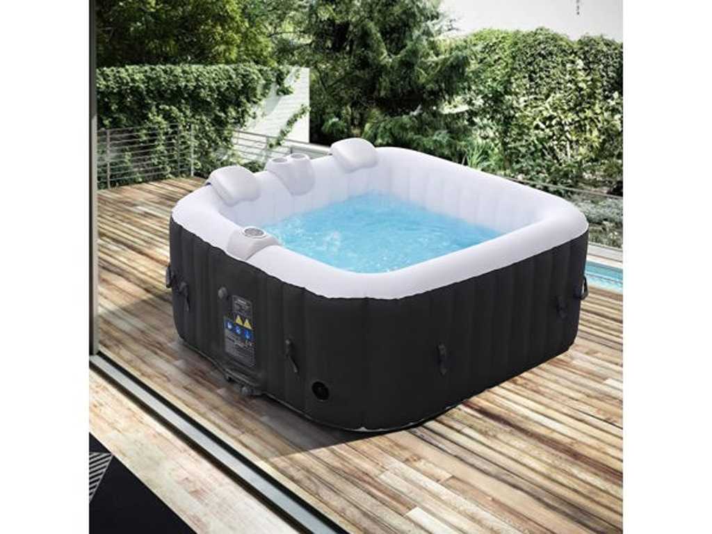 Arebos Inflatable Hot Tub | For indoor and outdoor use | 4P