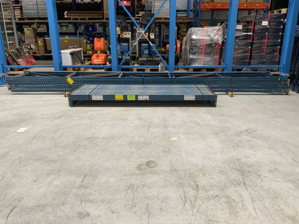Polypal pallet racking approx. 8.3 LM
