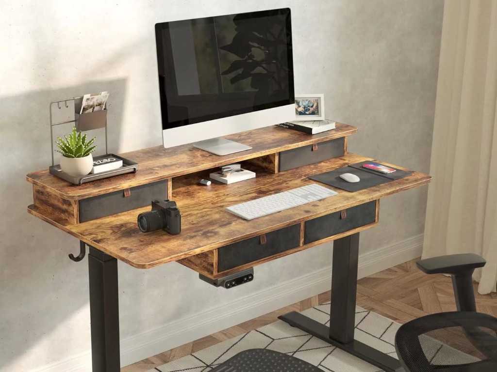 Fezibo Desk 140 * 60 cm - with 4 Drawers
