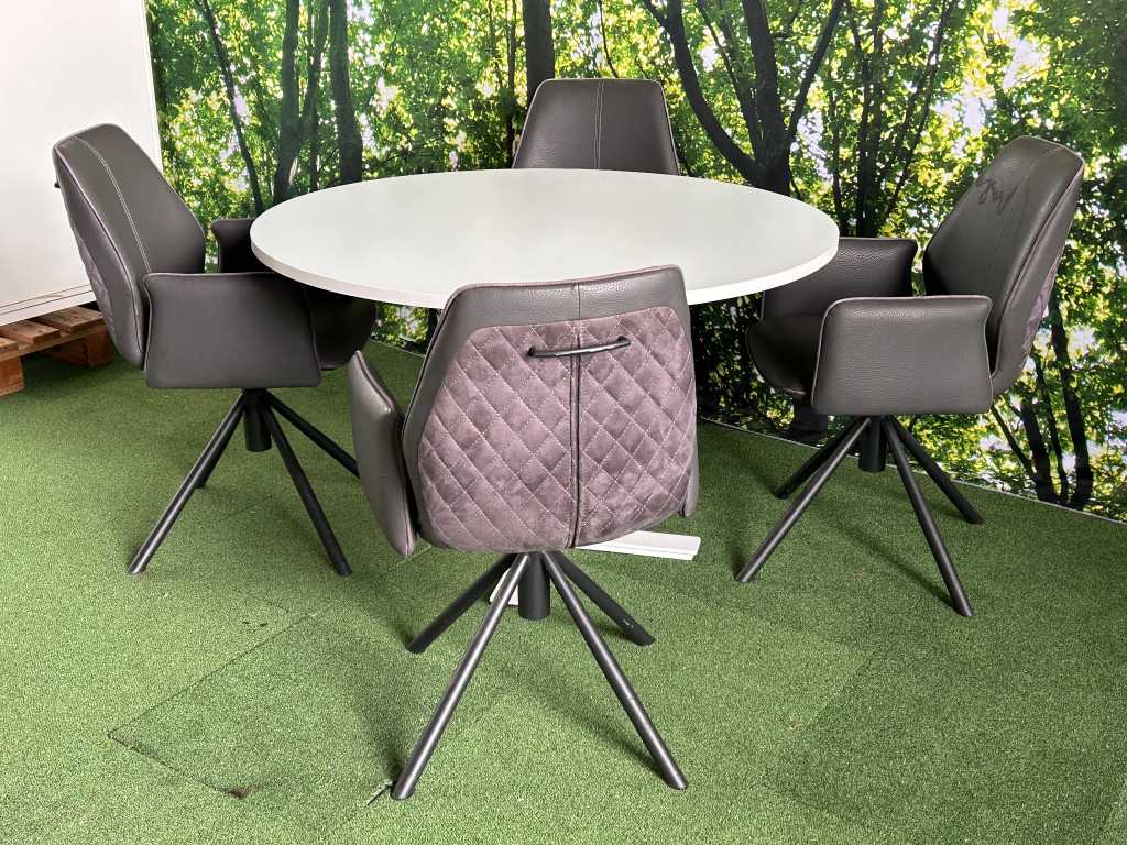 4-person - meeting / dining set