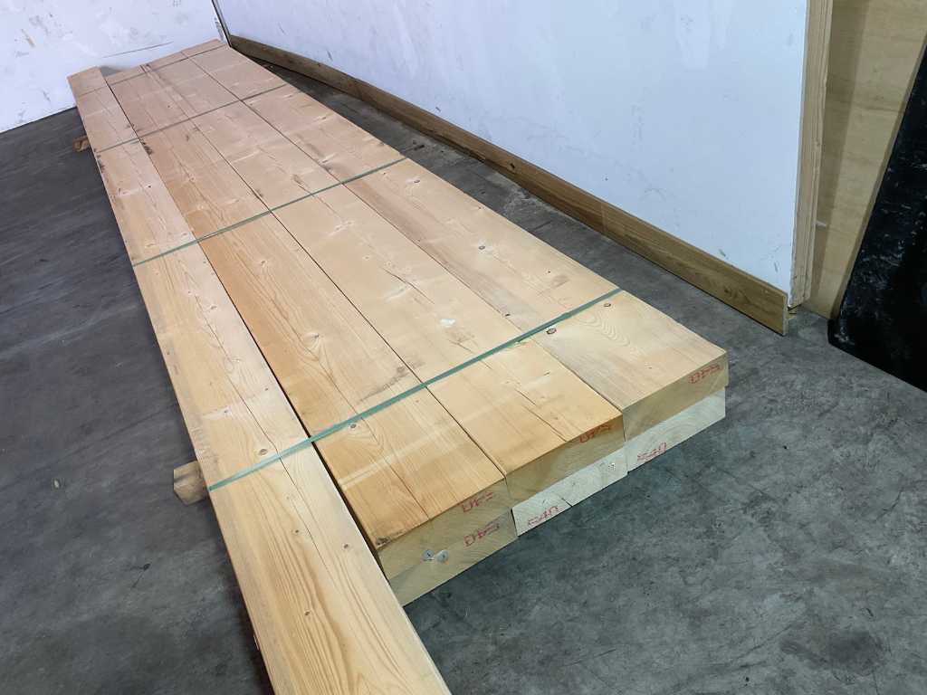 Spruce beam 540x30x10 cm (4x)
