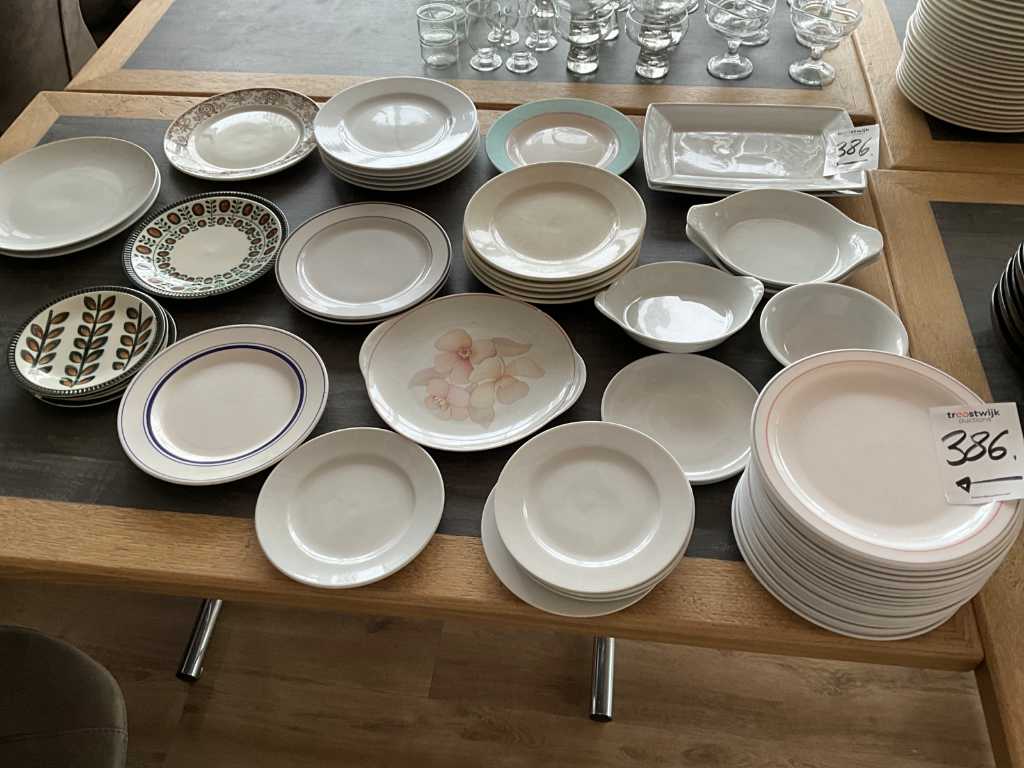 Lot of plates and bowls