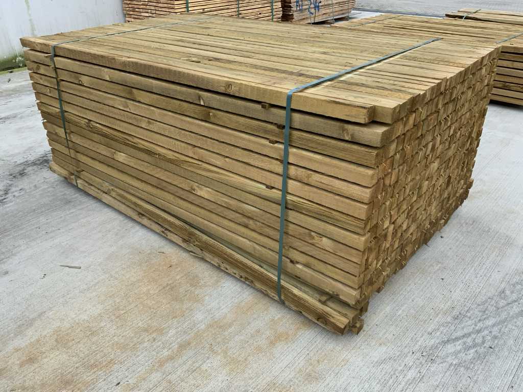 Grenen paal 45x45x200mm (364x)